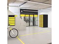 Miniatyrbilde 4 av 5: Opladningsskabe cykelbatterier B400 9 rum, gulvmodel, grå