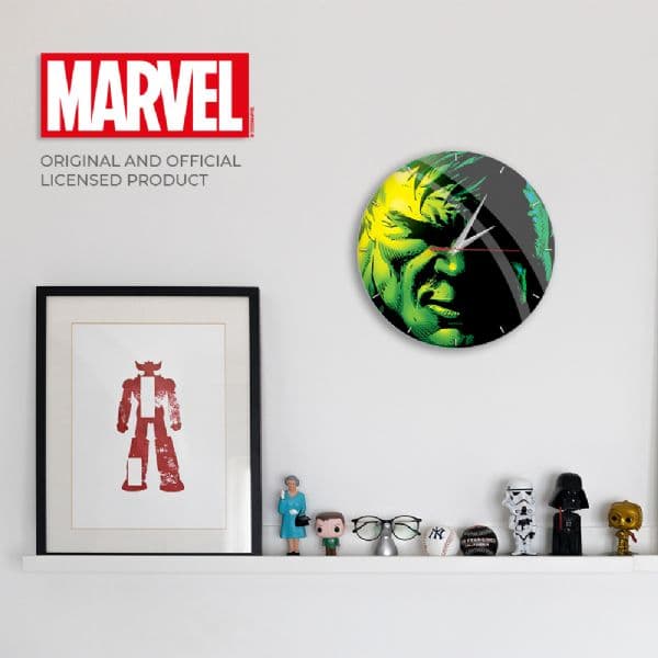 Marvel Hulk analog väggklocka