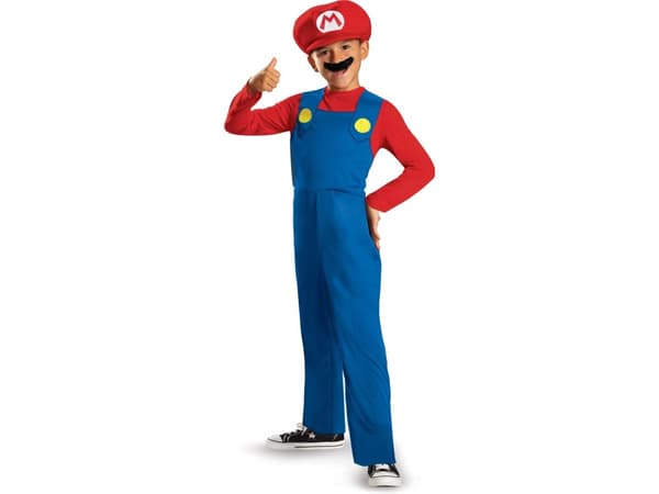 Nintendo Super Mario Classic-dräkt, storlek S