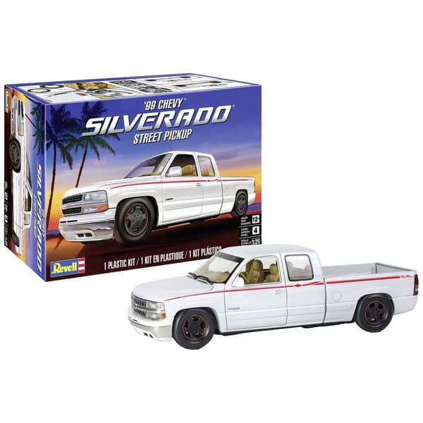 Revell 14538 1999 Chevy® Silverado® Street Pickup Bilmodell byggsats 1:25