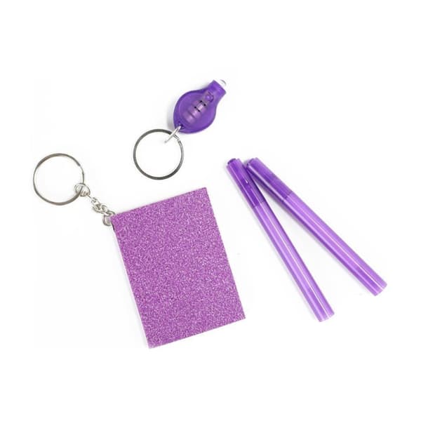 Toi-Toys Spy Pen Secret Notebook + 2 kuglepenne og lys