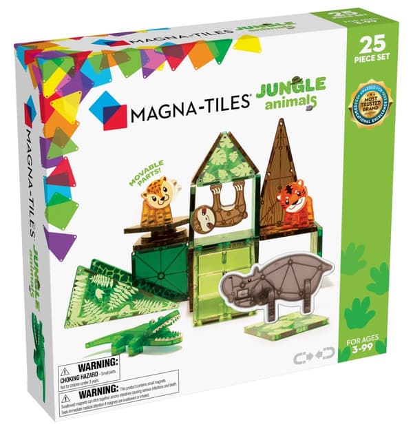 Magna-Tiles - Jungle Animals 25 pcs set - (90222)