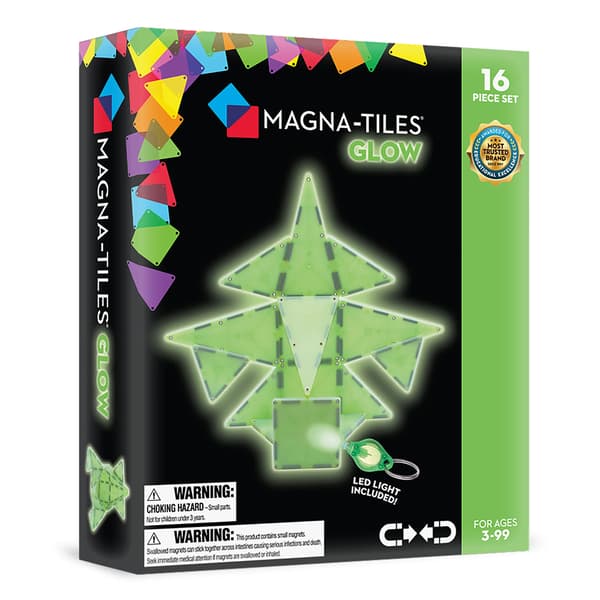 Magna-Tiles - Glow 16 pcs expansion set - (90215)