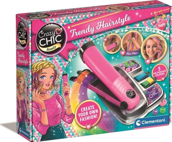 Clementoni Rinkinys Crazy Chic - Crazy frisyrer (8005125187737)