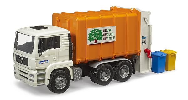 Bruder - MAN TGA Rear loading garbage truck (02772)