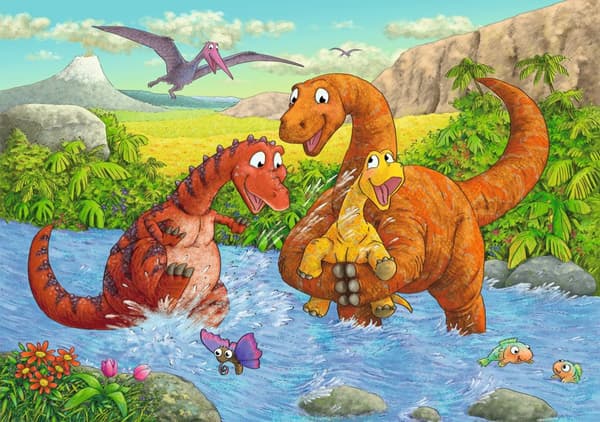 Ravensburger - Dinosaurs At Play 2x24p - 05030