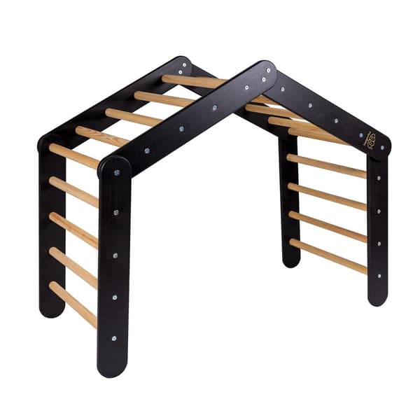 MeowBaby® puinen kiipeilykolmio 112x61x94 cm lapsille