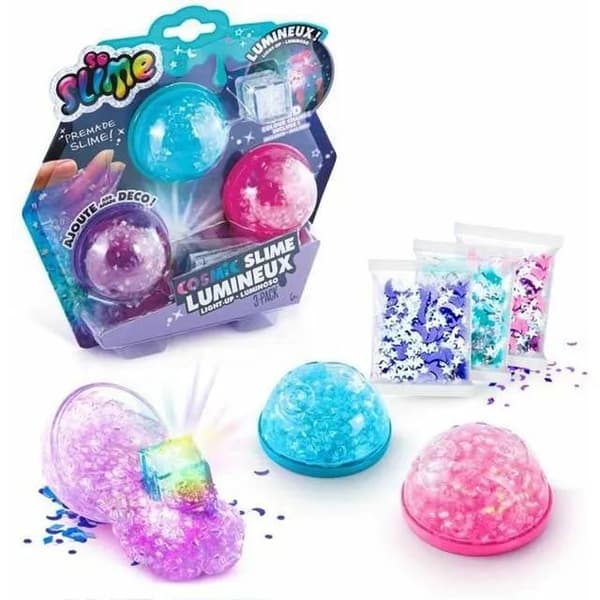 SLIM - SO SLIME - LIGHT UP 3 PK