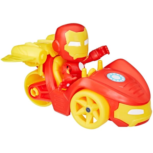 Spidey and His Amazing Friends  Vehicle and Accessory Set - Iron Man