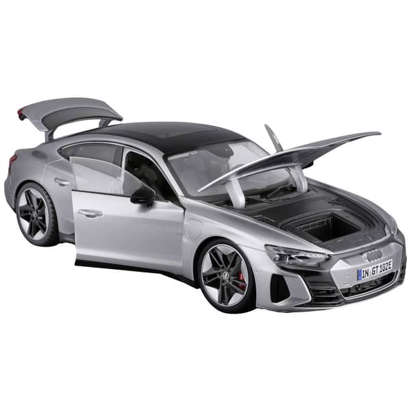 Bburago Audi RS e-tron GT 2022, silber 1:18 Modellbil