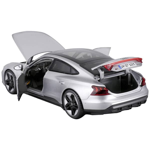 Bburago Audi RS e-tron GT 2022, silber 1:18 Modellbil