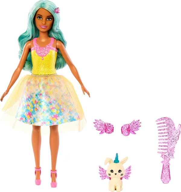 Barbie - Touch of Magic Fairytale Doll Teresa with Bunny (HLC36)