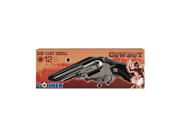 Gonher 121/0 Metallinen cowboy revolveri