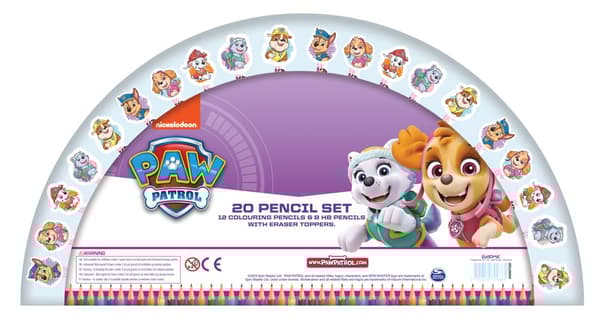 Paw Patrol - Pink 20 pencil set (045607053)