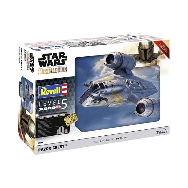 Revell 06788 Star Wars The Mandalorian: Razor Crest Platinum Edition Science Fiction byggsats 1:72