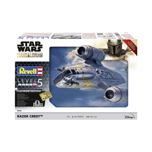 Revell 06788 Star Wars The Mandalorian: Razor Crest Platinum Edition Science Fiction byggsats 1:72