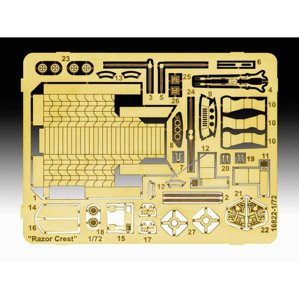 Revell 06788 Star Wars The Mandalorian: Razor Crest Platinum Edition Science Fiction byggsats 1:72