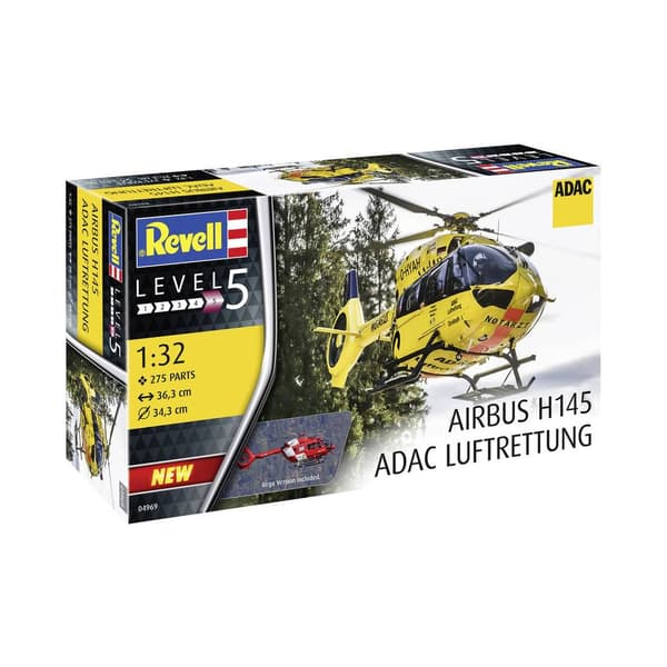 Revell 04969 Airbus H145 ADAC/REGA Luftrettung Helikopter byggsats 1:32