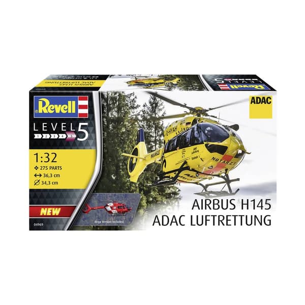 Revell 04969 Airbus H145 ADAC/REGA Luftrettung Helikopter byggsats 1:32