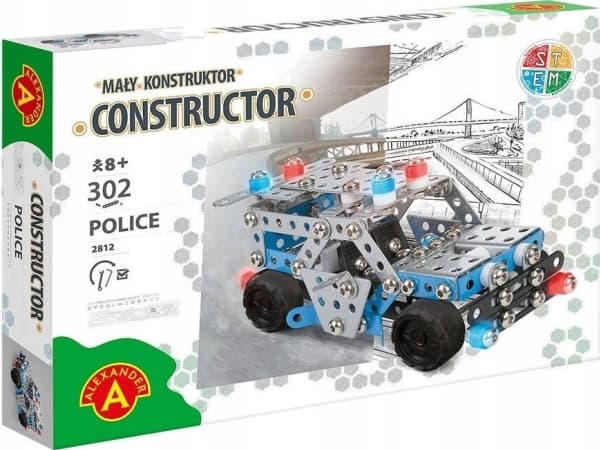 Little Constructor byggsats för polisbil