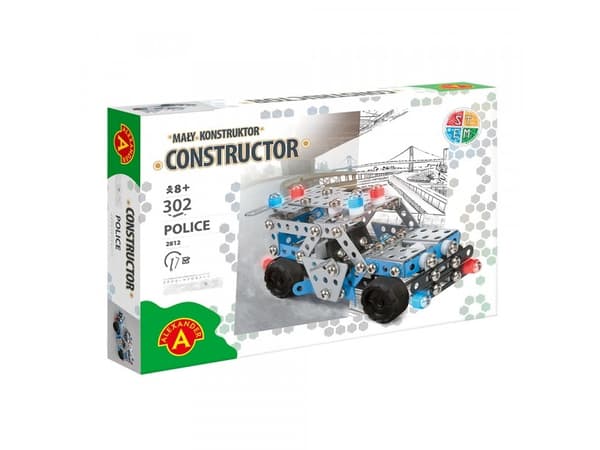 Little Constructor byggsats för polisbil