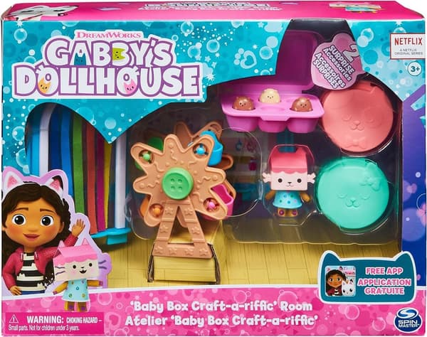 Gabbys Dollhouse - Deluxe Room - Baby box craft-a-riffic Room