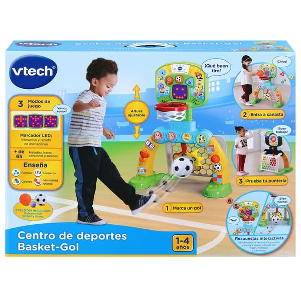 Vtech Basket-goal Sports Center Flerfarvet