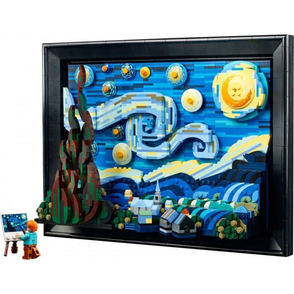 LEGO Ideas 21333 - Vincent van Gogh – Stjerneklare nat