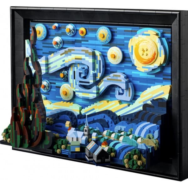 LEGO Ideas 21333 - Vincent van Gogh – Stjerneklare nat