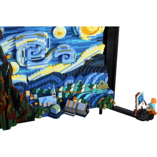 LEGO Ideas 21333 - Vincent van Gogh – Stjerneklare nat