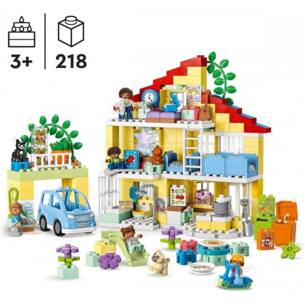 LEGO DUPLO Town 10994 - 3-i-1 enetageshus