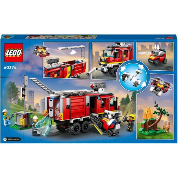LEGO City Fire 60374 - Brandchefens brandbil