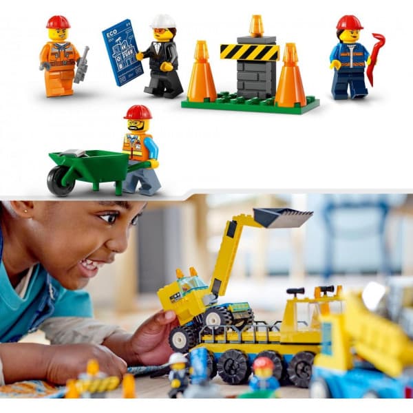 LEGO City Stora Fordon 60391 - Byggplatsfordon, Kran och Rivningsboll