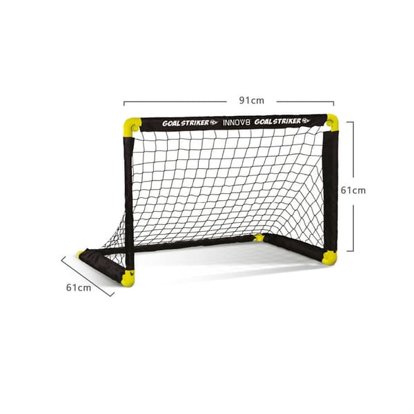 Tachan Fällbart Fotbollsmål Svart 3-6 Years