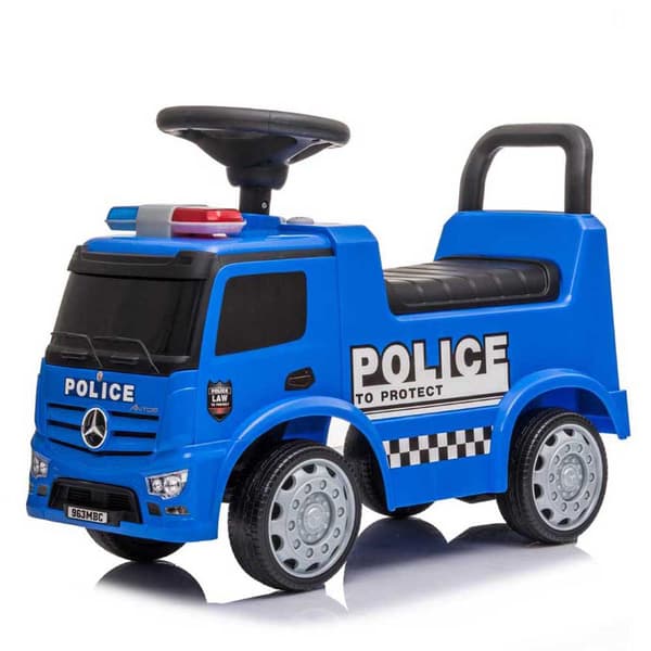 Devessport Rid På Mercedes Truck Actros Police Blå 1-3 Years