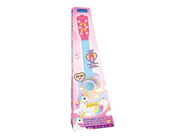 Lexibook - My First Unicorn Guitar for Kids - blå, rosa