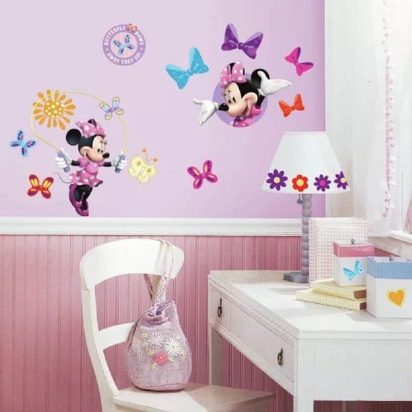 Minnie Mouse och Daisy väggdekaler