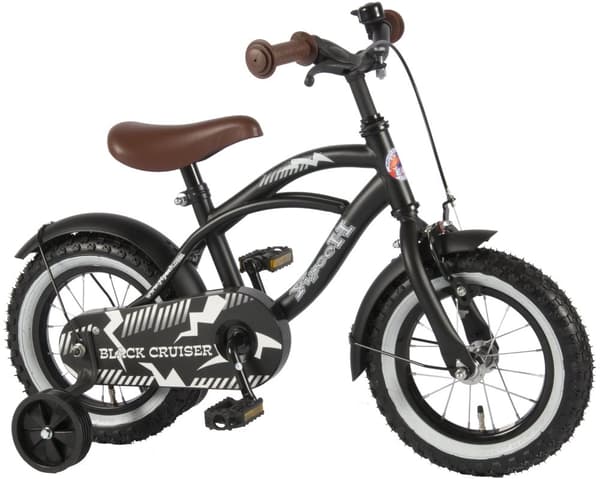 Volare - Childrens Bicycle 12 - Black Cruiser (21201)