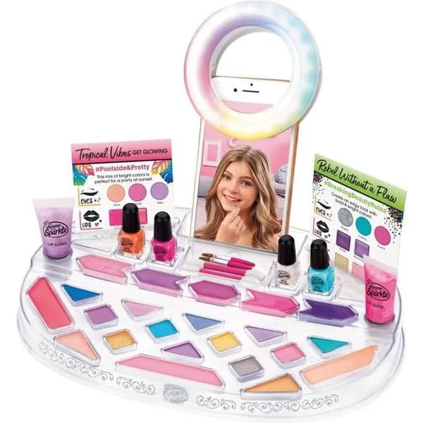 Cra-Z-Arts Shimmer & Sparkle Light up Beauty Studio