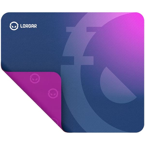 Lorgar Main 135, Gaming mouse pad, High-speed surface, Purple anti-slip rubber base, size: 500mm x 420mm x 3mm, weight 0.41kg