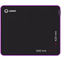 Miniatyrbillede 5 af 9: Lorgar Main 315, Gaming mouse pad, High-speed surface, Purple anti-slip rubber base, size: 500mm x 420mm x 3mm, weight 0.39kg