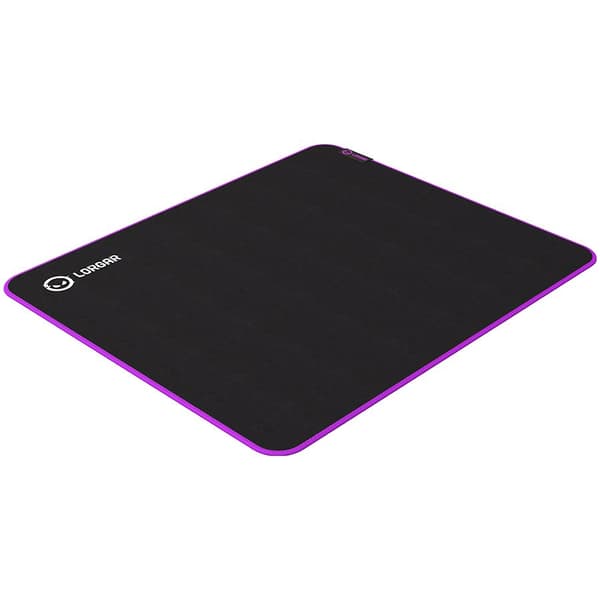 Lorgar Main 315, Gaming mouse pad, High-speed surface, Purple anti-slip rubber base, size: 500mm x 420mm x 3mm, weight 0.39kg