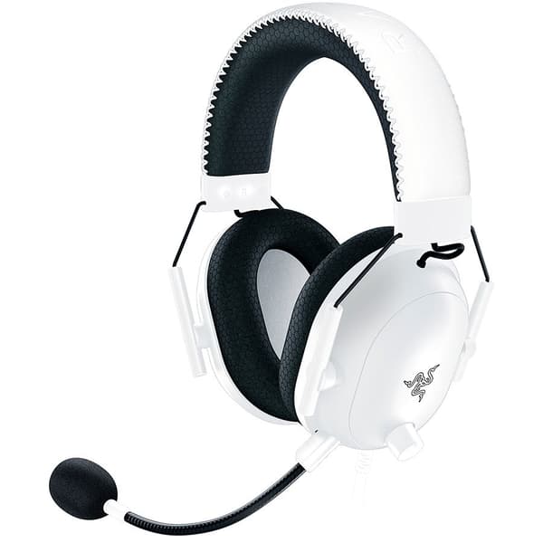 Razer BlackShark V2 X - White, 12 Hz – 28 KHz Frequency Response, 32 Ω (1 kHz) Impedance, Razer TriForce Driver, Breathable memory foam, Advanced pass