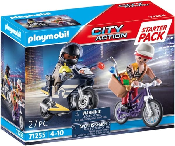 Zestaw z figurkami City Action 71255 Starter Pack Jednostka specjalna ze złodziejem biżuterii