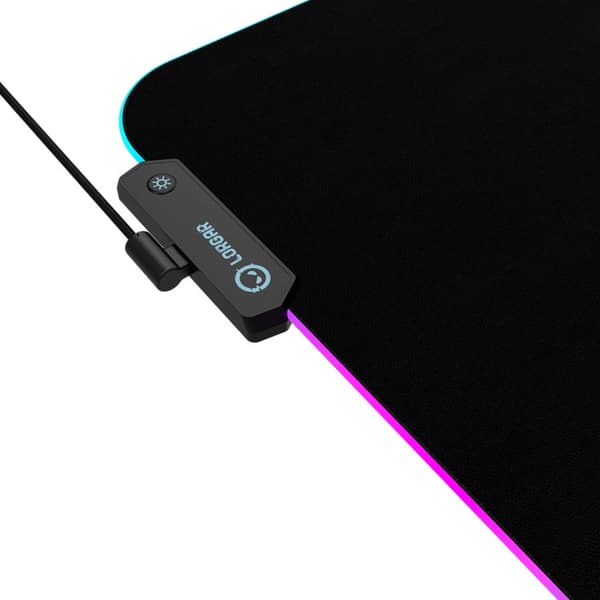 Lorgar Steller 919, Gaming mouse pad, High-speed surface, anti-slip rubber base, RGB backlight, USB connection, Lorgar WP Gameware support, size: 900m