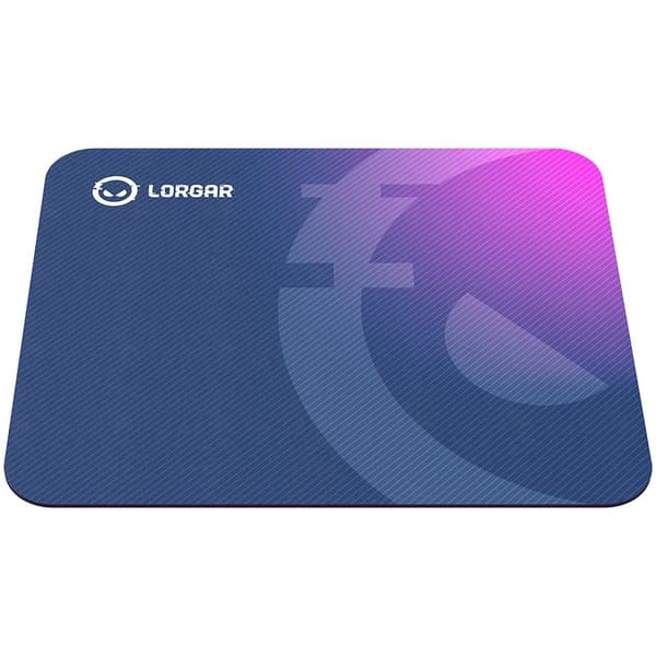 Lorgar Main 133, Gaming mouse pad, High-speed surface, Purple anti-slip rubber base, size: 360mm x 300mm x 3mm, weight 0.2kg