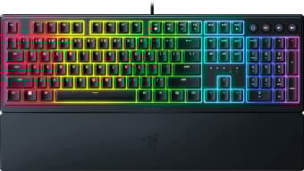 Razer Ornata V3 Wired Gaming keyboard, USB, RGB LED, US, Mecha-membrane switch, Black musta