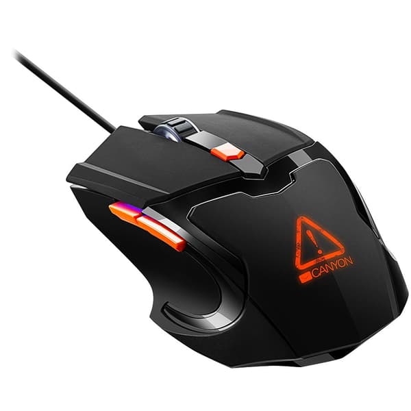 CANYON mouse Vigil GM-2 RGB 6buttons Wired Black Svart