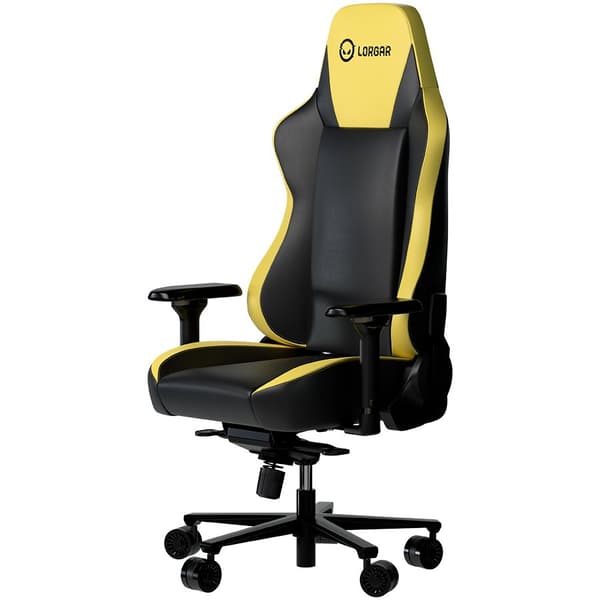 LORGAR Base 311, Gaming chair, PU eco-leather, 1.8 mm metal frame, multiblock mechanism, 4D armrests, 5 Star aluminium base, Class-4 gas lift, 75mm PU