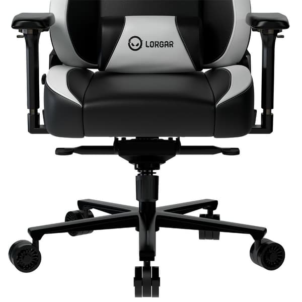 LORGAR Base 311, Gaming chair, PU eco-leather, 1.8 mm metal frame, multiblock mechanism, 4D armrests, 5 Star aluminium base, Class-4 gas lift, 75mm PU